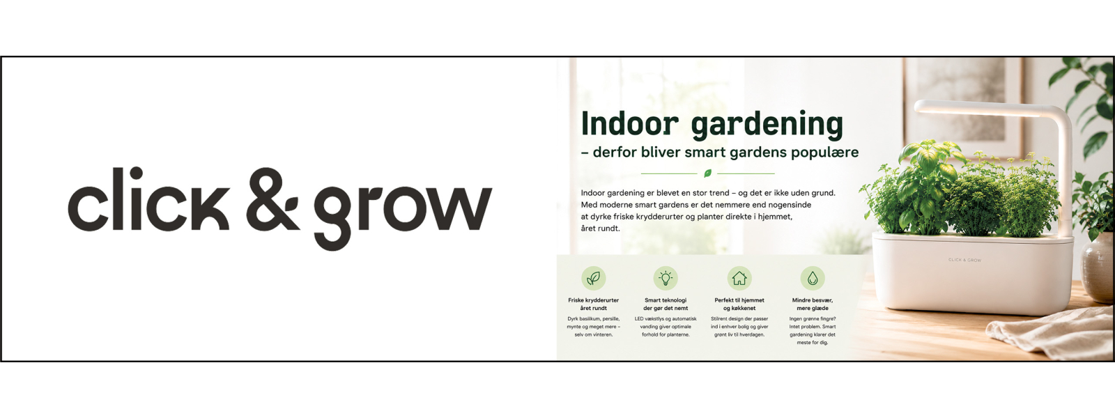 Indoor gardening � derfor bliver smart gardens popul�re