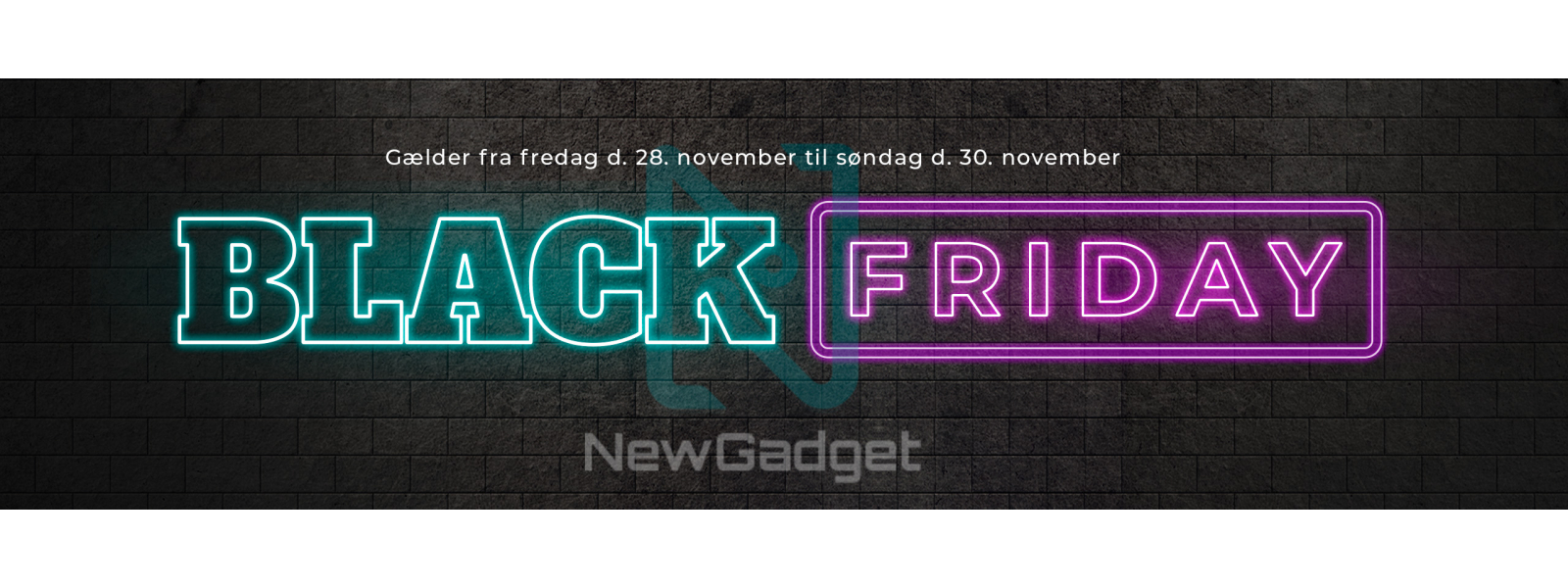 🖤 Black Friday 2025 hos NewGadget.dk  rets vildeste elektroniktilbud!