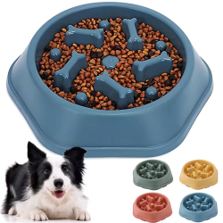 Anti-choke fodersk�l � slow feeder til hund og kat
