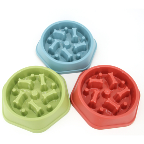 Anti-choke fodersk�l � slow feeder til hund og kat