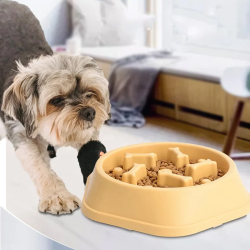 Anti-choke fodersk�l � slow feeder til hund og kat