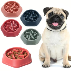 Anti-choke fodersk�l � slow feeder til hund og kat