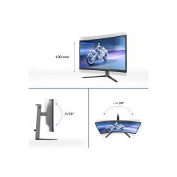 Philips Evnia 5000 27M2C5200W M�rk Skifer