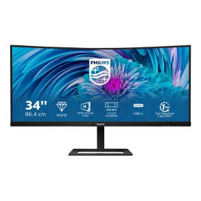 Philips E-line 346E2CUAE Sort Med Tekstur