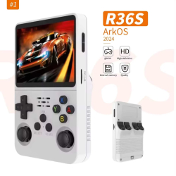 R36s Retro Video Game Console Handheld Game Player 64GB